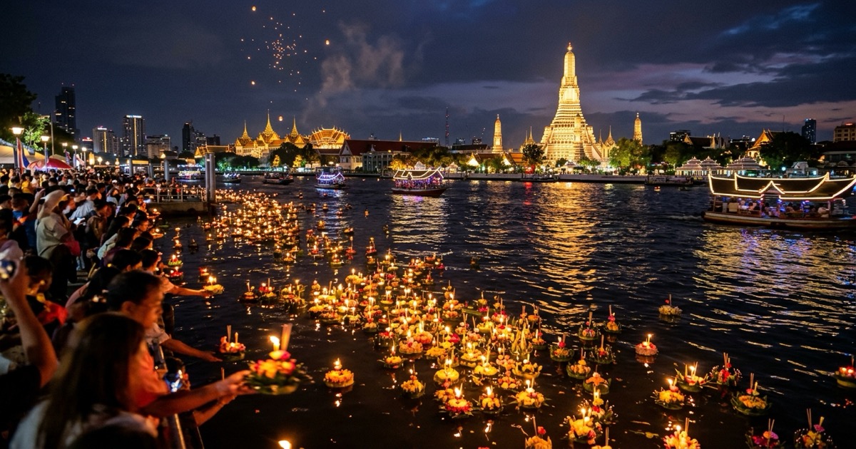 🪷 ปักหมุดเทศกาลลอยกระทง 2569! พิกัดริมน้ำยอดฮิต กระทงรักษ์โลก และจุดชมแสงไฟทั่วไทย